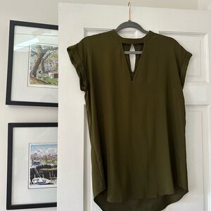 Express Olive Green Blouse